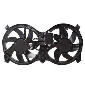 Dual Radiator Fan Assembly with Control Module Replacement for 2013-2018 Nissan Pathfinder 2014-2018 Infiniti QX60 2013 Infiniti JX35 621-586 621586 214813JA2E NI3115149