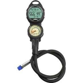 Cressi Scuba Diving Console for Beginners - 4-Dive Modes: Air • Nitrox • Gauge • Free - Long Battery Life - Strong Backlit Display - Console Donatello 2: Made in Italy