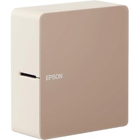 LABELWORKS Epson LW-C610PX Premium Portable Wireless Label Maker with AC Adapter - Ideal for Home, Crafts, and Organization