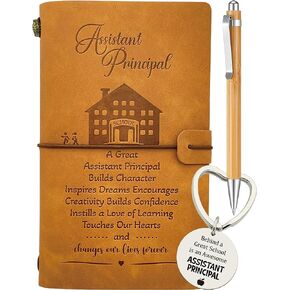 New Assistant Principal Gift, Assistant Principal Journal Notebook, Assistant Principal Keychain, Female Assistant Principal Appreciation, Gift for Assistant Principal Birthday Christmas Thanksgiving