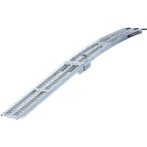 89-inch Folding Aluminum Truck, UTV/ATV, Motorcycle Loading Arch Ramps - Pair, 1500lb Capacity