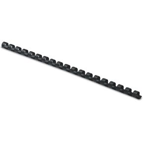 Fellowes 1/4in Black Binding Combs (25 Pack)