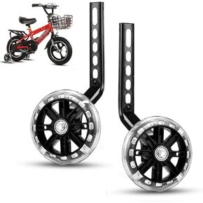 ZOSEN Bike Training Wheels Stronger Bicycle Stabilizers Mounted Kit for Kids Single Speed Bicycle (1 Pair)