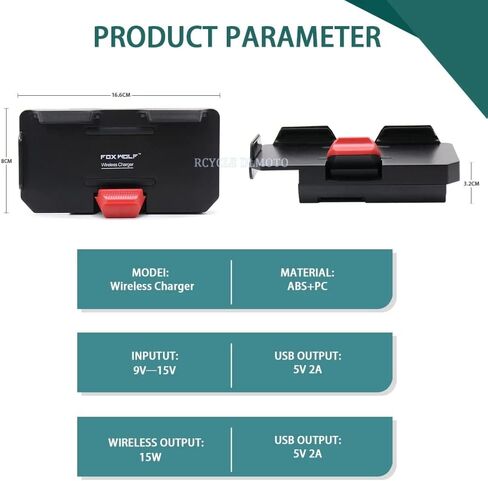 The New GPS Mobile Phone Motorcycle Navigation Bracket Wireless Charging Support with Two USB Ports for R1200GS/ADV F800GS ADV F700GS/ADV R1250GS/ADV CRF1000L F850GS ADV S1000XR F900R in Saudi Arabia
