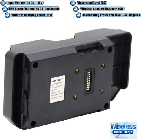 The New GPS Mobile Phone Motorcycle Navigation Bracket Wireless Charging Support with Two USB Ports for R1200GS/ADV F800GS ADV F700GS/ADV R1250GS/ADV CRF1000L F850GS ADV S1000XR F900R in Saudi Arabia