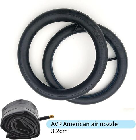 أنبوب الدراجة، أنبوب دراجة كهربائي مقاس 12.5x2.25، أنبوب إطار دراجة كهربائية، أنبوب داخلي مطاطي مع صمام معدني منحني، ملحقات الدراجة الإلكترونية، أنبوب داخلي مع إطار احتياطي، ملحقات سكوتر كهربائي (12.5x2.25) in Kuwait