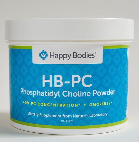 HB-PC Phosphatidyl Choline-40%, 300 g, GMO-FREE Powder (HBPC) Happy Bodies in Saudi Arabia