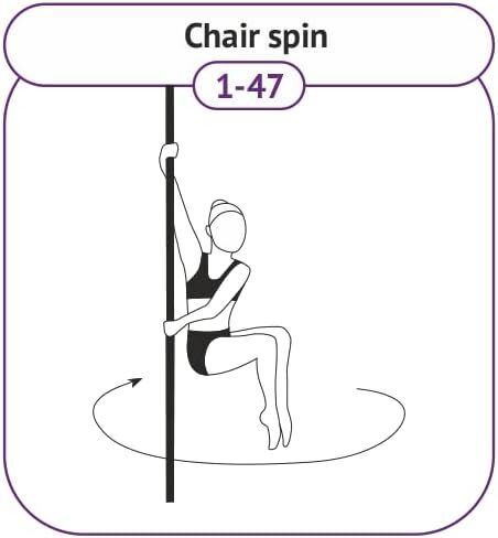 Pole tricks journal planner | 424 Pole Dance moves WOW Catalog. For beginners and advanced. The most complete pole shapes set for the fitness pole and dancing pole in Saudi Arabia