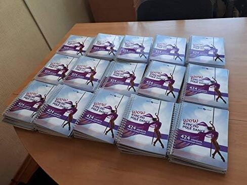 Pole tricks journal planner | 424 Pole Dance moves WOW Catalog. For beginners and advanced. The most complete pole shapes set for the fitness pole and dancing pole in Saudi Arabia
