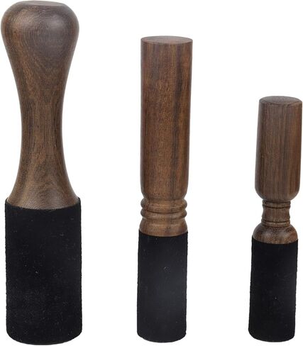 مطرقة وعاء الغناء من الخشب الصلب، ومضرب الأمعاء الغنائي ملفوف بالجلد السويدي، ومطرقة سهلة الإمساك. (ب (للوعاء المتوسط)) in Saudi Arabia