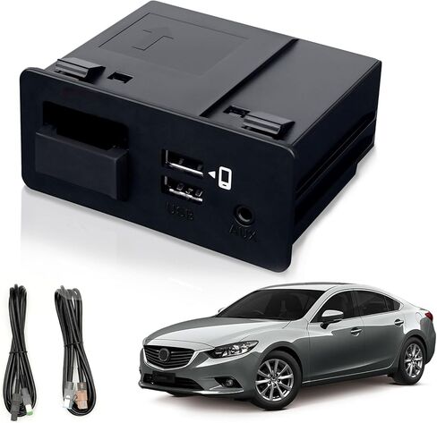 AutoABC Carplay/Android Auto Converter for Mazda 2/3/6/CX3/CX5/CX9/MX5/FIAT 124 2014-2021 TK78-66-9U0C OEM Hub مجموعة التحديثية تناسب نظام MZD Connect 00008FZ34 in Kuwait