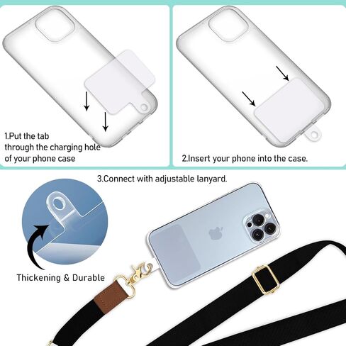 Phone Lanyard Crossbody Strap, Cat Bookshelf Cell Phone Lanyards for Around the Neck Wristlet Shoulder, Funny Skull Gothic Wrist Strap Adjustable Witchy iPhone Accessories Travel Essentials in Saudi Arabia