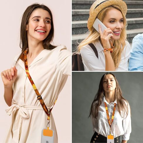 Phone Lanyards, Wrist Lanyards for Keys, Adjustable Shoulder Neck Strap,Universal Crossbody Cell Phone Lanyard for ID Badges,Card Holder, Car Key, and Most Smartphones (Starry Night) in Kuwait