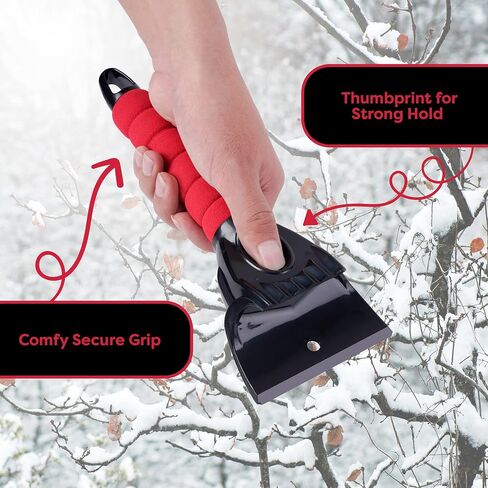 Prestone De-Icer Winter Windshield Washer Fluid, AS253 Freeze Protection up to -34°F windshield wiper fluid, 1-gallon deicer windshield washer fluid, Includes Ice Scraper for Car Windshield in Saudi Arabia