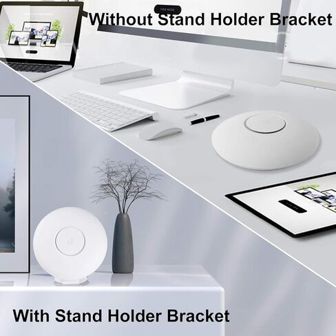 Metal Desktop Stand Plate Holder Bracket Mount Compatible for UniFi Networks UAP-AC-PRO-US & UniFi UAP-AC-PRO&UAP-AC-PRO-E-US (Metal White) in Saudi Arabia