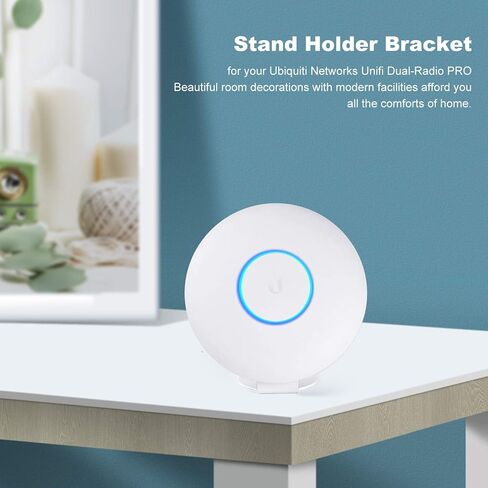 Metal Desktop Stand Plate Holder Bracket Mount Compatible for UniFi Networks UAP-AC-PRO-US & UniFi UAP-AC-PRO&UAP-AC-PRO-E-US (Metal White) in Saudi Arabia