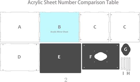 حافظة عرض خوذة كرة القدم الأكريليك من Putros بالحجم الكامل مع مرآة وقاعدة قابلة للفصل للحماية من الأشعة فوق البنفسجية، صندوق شفاف مقاوم للغبار لتخزين تذكارات المقتنيات (شاهد الفيديو للتجميع) in Kuwait