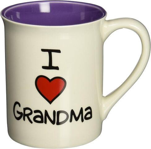 Our Name is Mud “I Heart Grandma" Stoneware Mug, 16 oz. in Saudi Arabia