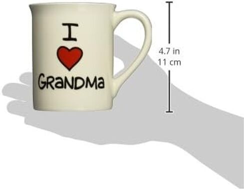 Our Name is Mud “I Heart Grandma" Stoneware Mug, 16 oz. in Saudi Arabia