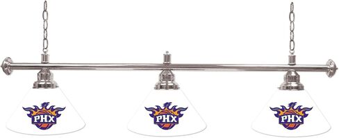 Trademark Global 3-Shade Hanging Lamp - Phoenix Suns Logo 60-Inch Light with Pull Chain - Bar, Garage or Man Cave Decor in Saudi Arabia