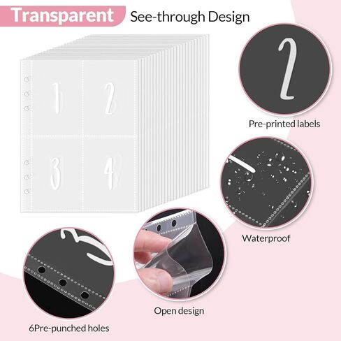 SKYDUE 100 Envelopes Money Saving Challenge Binder, Savings Challenges Book with Envelopes & Reusable Tracker, 100 Day Money Saving Binder Kit to Save 5050, A5 Pink in Saudi Arabia
