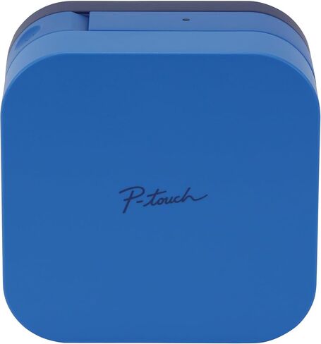 صانع ملصقات Brother P-Touch Cube، طابعة حرارية بدون حبر للمنزل والمكتب، خفيفة الوزن محمولة، متوافقة مع بلوتوث الهاتف الذكي اللاسلكي، قوالب متعددة لهواتف iPhone وAndroid، PTP300BTBU، أزرق in Saudi Arabia