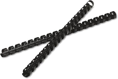 Fellowes 52323 Plastic Comb Bindings, 1/2-Inch Diameter, 90 Sheet Capacity, Black, 25 Combs/Pack in Saudi Arabia