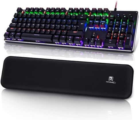 WB WEIRDBEAST Keyboard Wrist Rest Large Mouse Pad Wrist Support for Computer, 4 in 1 Memory Foam Keyboard Pad Desk Mat Ergonomic Hand Rest Wrist Cushion for Home Office Gaming-Pink in Saudi Arabia