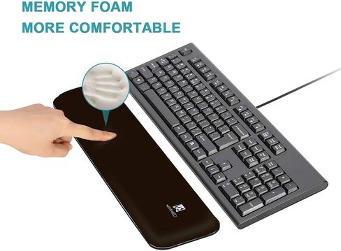 WB WEIRDBEAST Keyboard Wrist Rest Large Mouse Pad Wrist Support for Computer, 4 in 1 Memory Foam Keyboard Pad Desk Mat Ergonomic Hand Rest Wrist Cushion for Home Office Gaming-Pink in Saudi Arabia