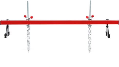 HECASA 1100 رطل قضيب دعم المحرك، قضيب عرضي للمحرك، رافعة المحرك لنقل المحرك، الكراجات المنزلية ومخازن إصلاح السيارات تحافظ على استقرار المحرك ورفعه مع حامل رفع ذو نقطتين خطافات مزدوجة in Kuwait