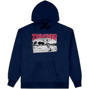 Thrasher Skateboard Magazine Hooded Sweatshirt Jake Dish Skate Sweatshirt