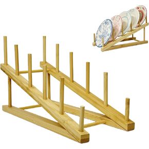 Plate Stands For Display Multi-purpose Display Rack for Books Art Prints Magazines Cutting Board Wallet Display Stands For Craft Shows/Vendors/Retail Table Top