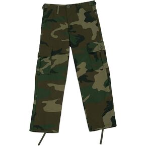 Rothco Kids BDU Pants, Woodland Camo, 10