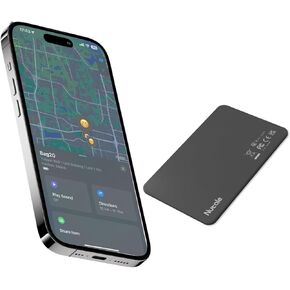 Air Smart Card Wallet Finder Thin Bluetooth Tracker for FindMy APP (iOS Only), Item Locator for Wallet, Luggage Tags