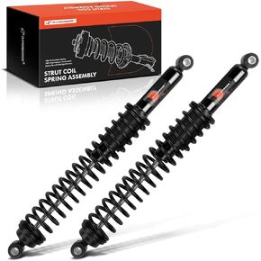 A-Premium Load Adjusting Rear Towing Shock Absorbers Compatible with Chevrolet Silverado 1500, Tahoe & GMC Sierra 1500, Yukon & Dodge Ram 1500 & Nissan Titan & Jeep Gladiator