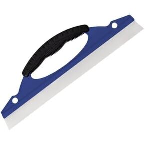 Car T-Shaped Arch Squeegee 12-inch Silicone TPR Blade Car Wash Cleaning Tool Window Glass Wiper (Blue)