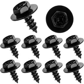 20 PCS Car Fender Liner Screw Bolt, Fender Splash Shield Bumper Cover Wheelhouse Liner Screw Bolt, 90159-60498 Screw for Camry Highlander RAV4 ES300h ES350, Car Accessories