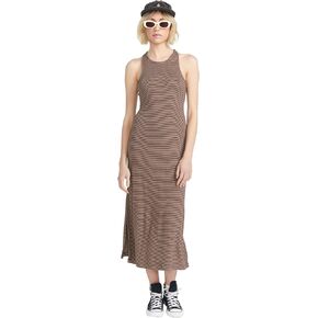 Volcom Women's Fleurmaid Midi Length Tank Dress