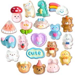 20,30,45Pcs Resin Random Shoe Decoration Charms for Clog Sandals, Cute Charms for Adults