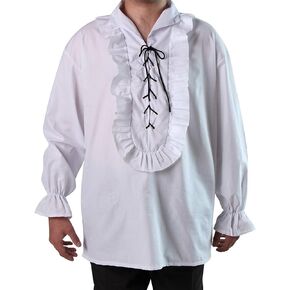 Mens Pirate Shirt, White