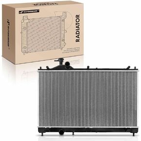 A-Premium Engine Coolant Radiator Assembly Compatible with Mitsubishi Outlander 2014 2015 2016 2017 2018 2019, 2.4L 3.0L, Manual Transmission