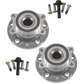 2Pcs 513253 Wheel Bearing Hub Assembly Fit for Audi A3 Q3 TT for Volkswagen Beetle CC EOS Rabbit Tiguan Jetta w/ABS 5 Lugs