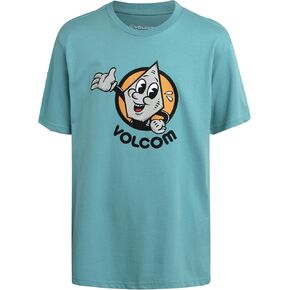 Volcom Boys' Graphic Tee - Short Sleeve Crewneck T-Shirt with Iconic Prints - Breathable Cotton T-Shirt for Boys (8-20)