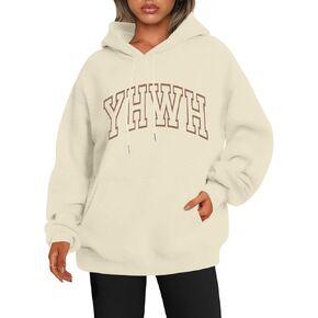 MNLYBABY Christian Hoodie for Women YHWH Sweatshirts Jesus Faith Religious God Long Sleeve Pullover Tops