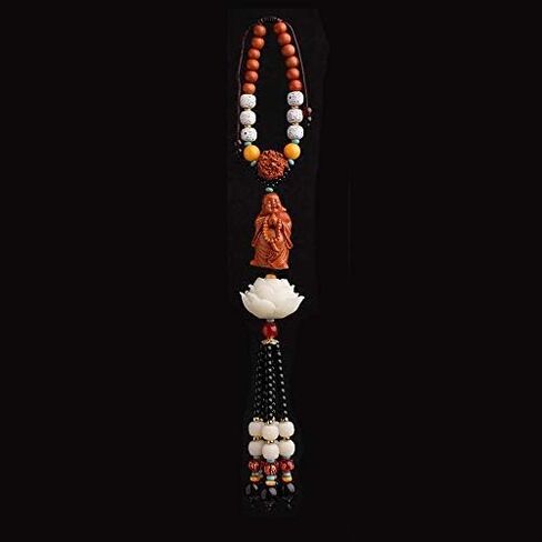 Stereoscopic Sculpture Lotus Lucky Car House Door Window Charm Hanging Pendant (Avalokitesvara) in Kuwait