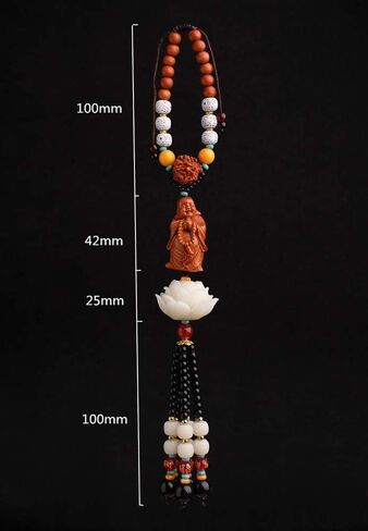 Stereoscopic Sculpture Lotus Lucky Car House Door Window Charm Hanging Pendant (Avalokitesvara) in Kuwait