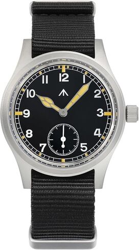 ساعة TACTICAL FROG Militado D12 Military للرجال VD78 كوارتز ياقوت كريستال C3 مضيئة 36 مم قرص على الطراز العسكري حزام من النايلون، مقاومة للماء 100 متر in Kuwait