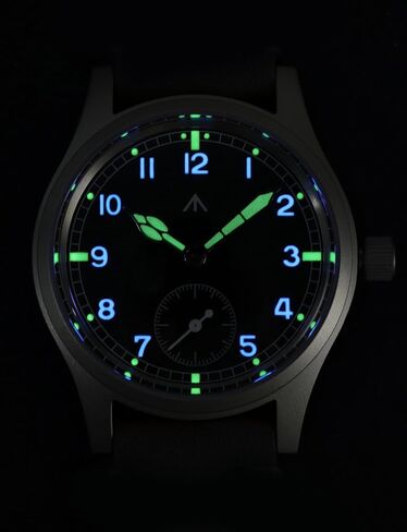 ساعة TACTICAL FROG Militado D12 Military للرجال VD78 كوارتز ياقوت كريستال C3 مضيئة 36 مم قرص على الطراز العسكري حزام من النايلون، مقاومة للماء 100 متر in Kuwait