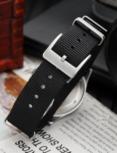 ساعة TACTICAL FROG Militado D12 Military للرجال VD78 كوارتز ياقوت كريستال C3 مضيئة 36 مم قرص على الطراز العسكري حزام من النايلون، مقاومة للماء 100 متر in Kuwait