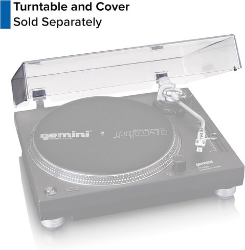 Gemini Sound TT-5000، قرص دوار ذو عزم دوران عالي مع USB - رقمنة الفينيل، مضخم صوت مدمج، 33/45/78 دورة في الدقيقة، التحكم في درجة الصوت، جاهز للدي جي in Kuwait